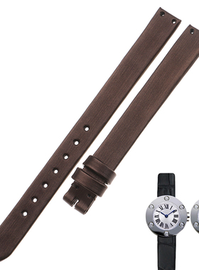 适配卡地亚手表带 LOVE系列WE800131 WE800231绢丝牛皮鳄鱼皮表带