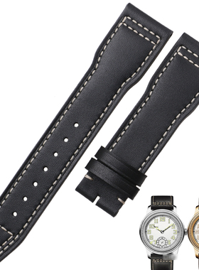 适用IWC万国表带复刻版经典飞行员IW325401手表带325404真皮表带