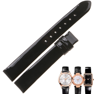 适配宝曼Pierre Balmain巴尔曼2890B43993266女真皮漆皮牛皮表带