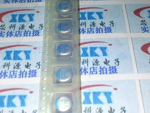 10V47UF  PXA10VC47MF60 黑金刚贴片固态电容 6X5 SMD