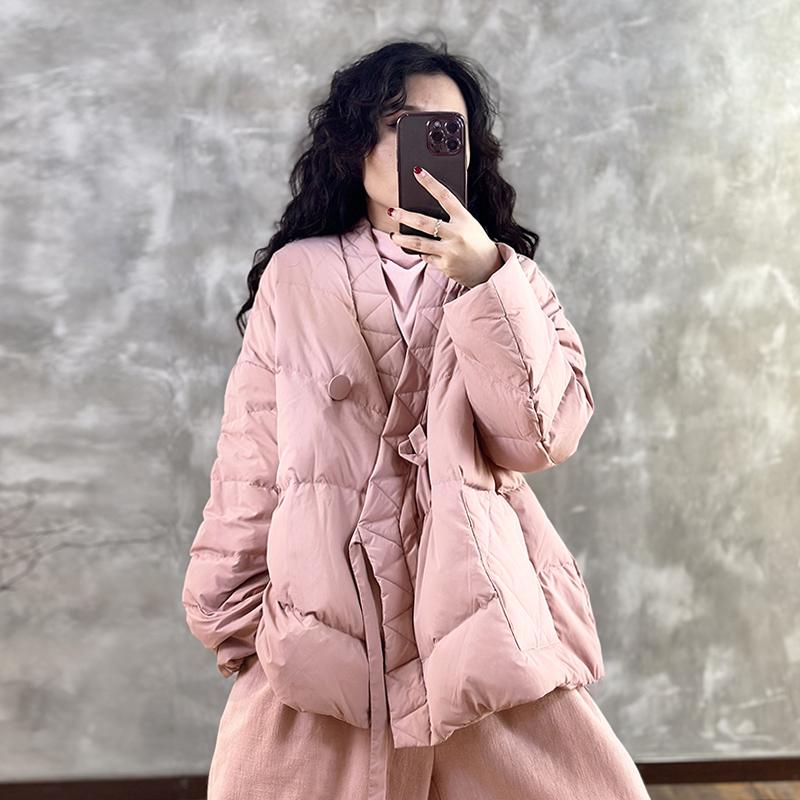 忆绵出品宽松时尚气质羽绒服