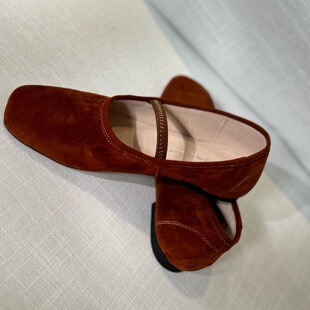 YIMIAN 复古文艺圆头浅口日常通勤休闲鞋