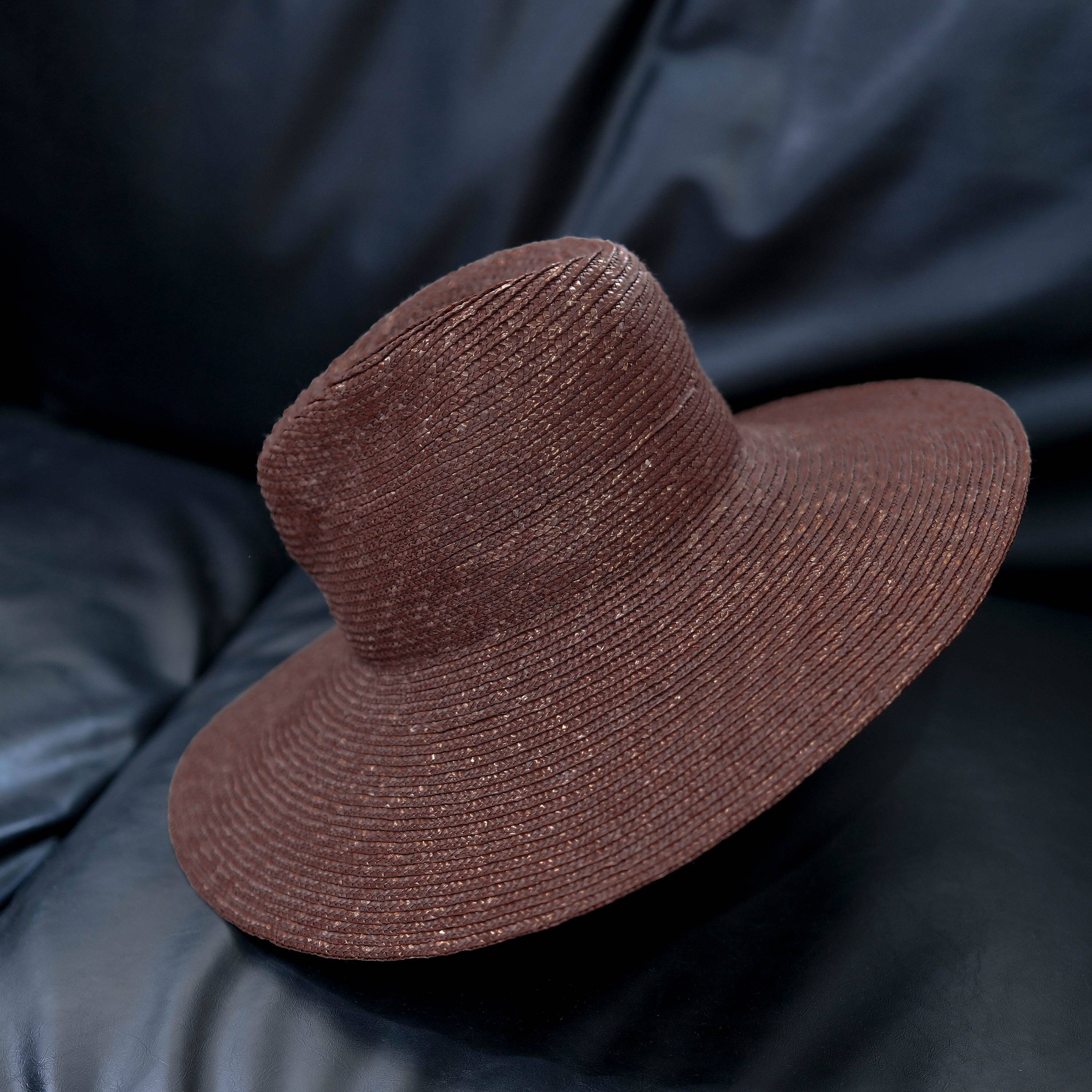 YIMIAN 小众度假拍照走秀款大帽檐时尚遮阳防晒个性休闲帽子