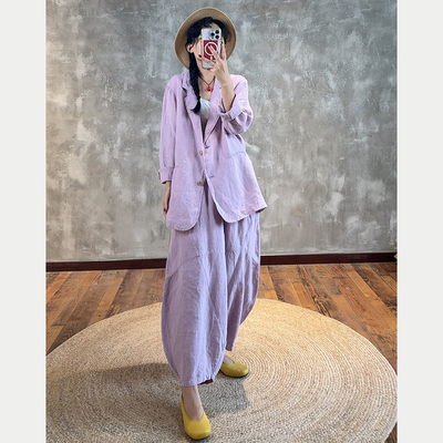 YIMIAN小众设计款轻奢西装