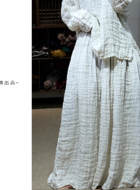 YIMIAN松紧腰休闲气质半身裙