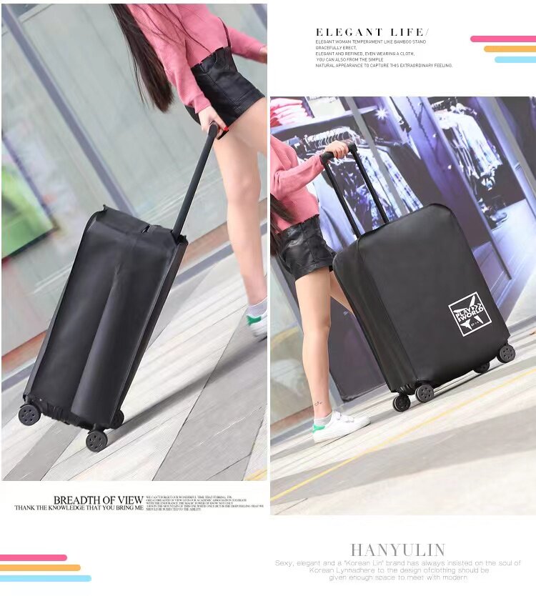 BRITISH ITLUGGAGE CASE SLEEVE SUITCASE TROLLEY CASE WATER-REPELLENT DUST-PROOF SCRATCH-PROOF THICKENED NON-WOVEN BAG
