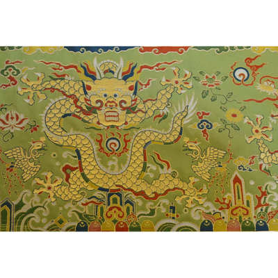 囿春2025织金仿妆花缎裙料