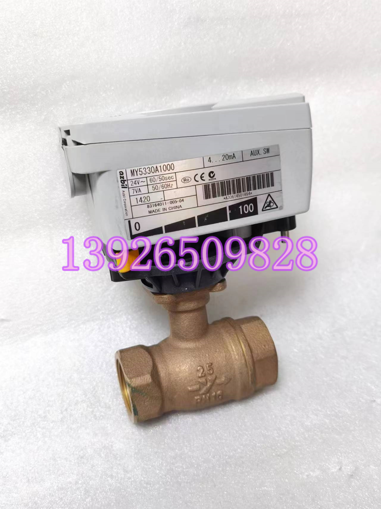 日本AZIBIL山武MY5330A100执行器1420，原装进口
