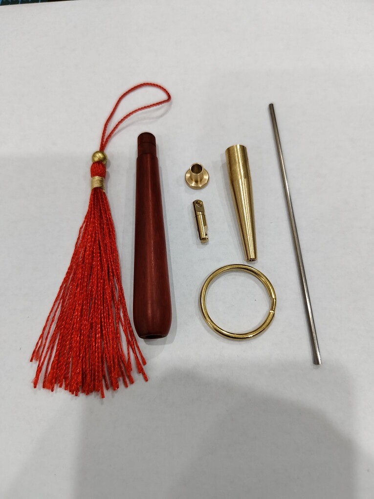檀木手柄黄鳝钩配件 DIY 手工硬钩配件