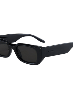 高级感方框粗边墨镜女户外防紫外线窄框太阳镜男士UV400可配近视