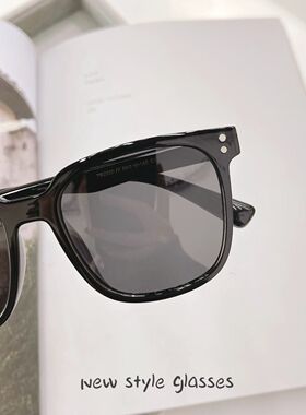黑色大框偏光太阳眼镜男女可配近视度数2026新款防紫外线开车墨镜