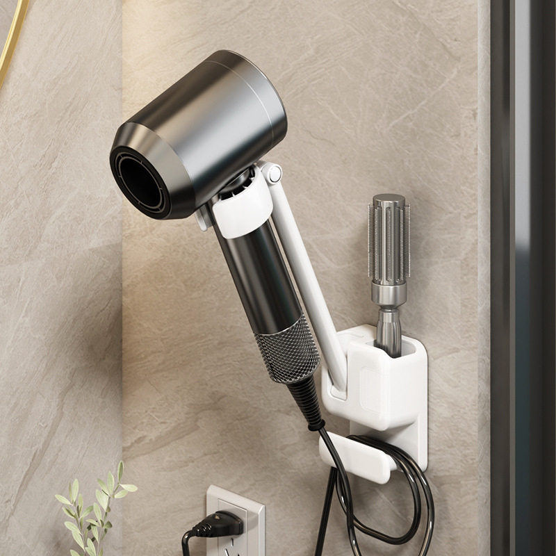 懒人吹风机支架免手拿打孔壁挂吹风筒置物架解放双手电吹风挂架子,家庭/个人清洁工具,吹风机置物架,淘宝优惠券,粉丝福利购,淘宝优惠卷