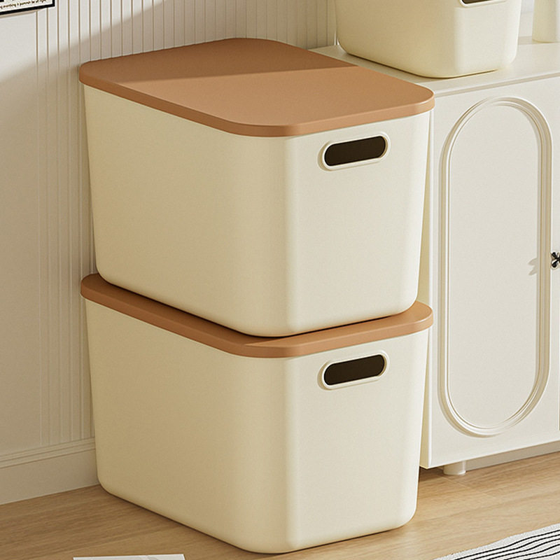 收纳盒桌面整理客厅零食玩具置物篮厨房杂物筐长方形带盖储物箱子,收纳整理,其他收纳盒,淘宝优惠券,粉丝福利购,淘宝优惠卷