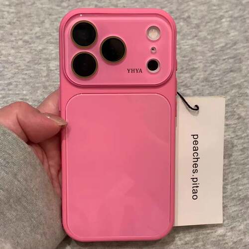 新款淡紫色秒变17大视窗玻璃壳适用iPhone17promax带镜头膜手机壳新款16全包苹果14高级感13软边硬壳苹果15