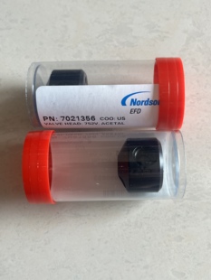 诺信EFD隔膜阀流体槽7021356黑色752V阀体配件Nordson点胶阀接头