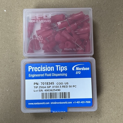 EFD针头7018345诺信Nordson精密点胶针头25G原装喷嘴针筒点胶机阀