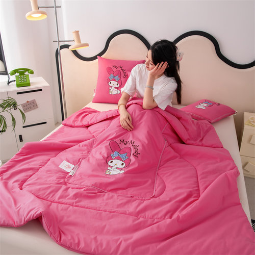 全棉美乐蒂抱枕被子两用纯棉被子