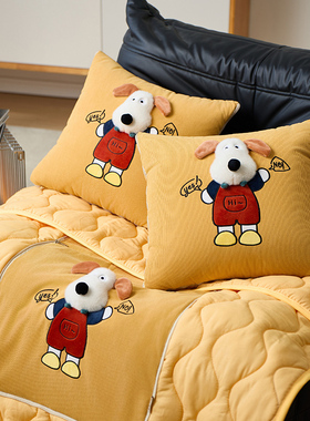 新款卡通灯芯绒抱枕被二合一办公室午睡学生宿舍夏凉折叠被二合一