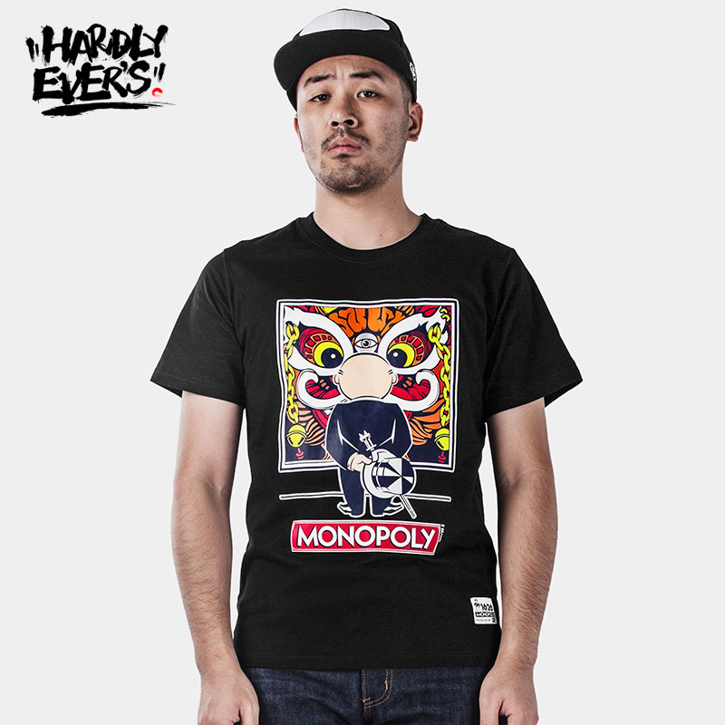 hardlyevers¶î·Æ¶û³±ÅÆHEA&1626ÁªÃû´ó¸»ÎÌ´óÂëÄÐ×°³±ÅÖ¶ÌÐäTÐô