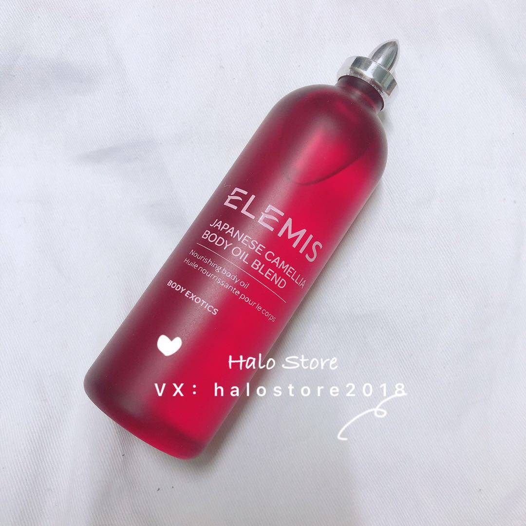 现货包邮！英国Elemis艾丽美日本山茶花身体润肤油100ml妊娠纹