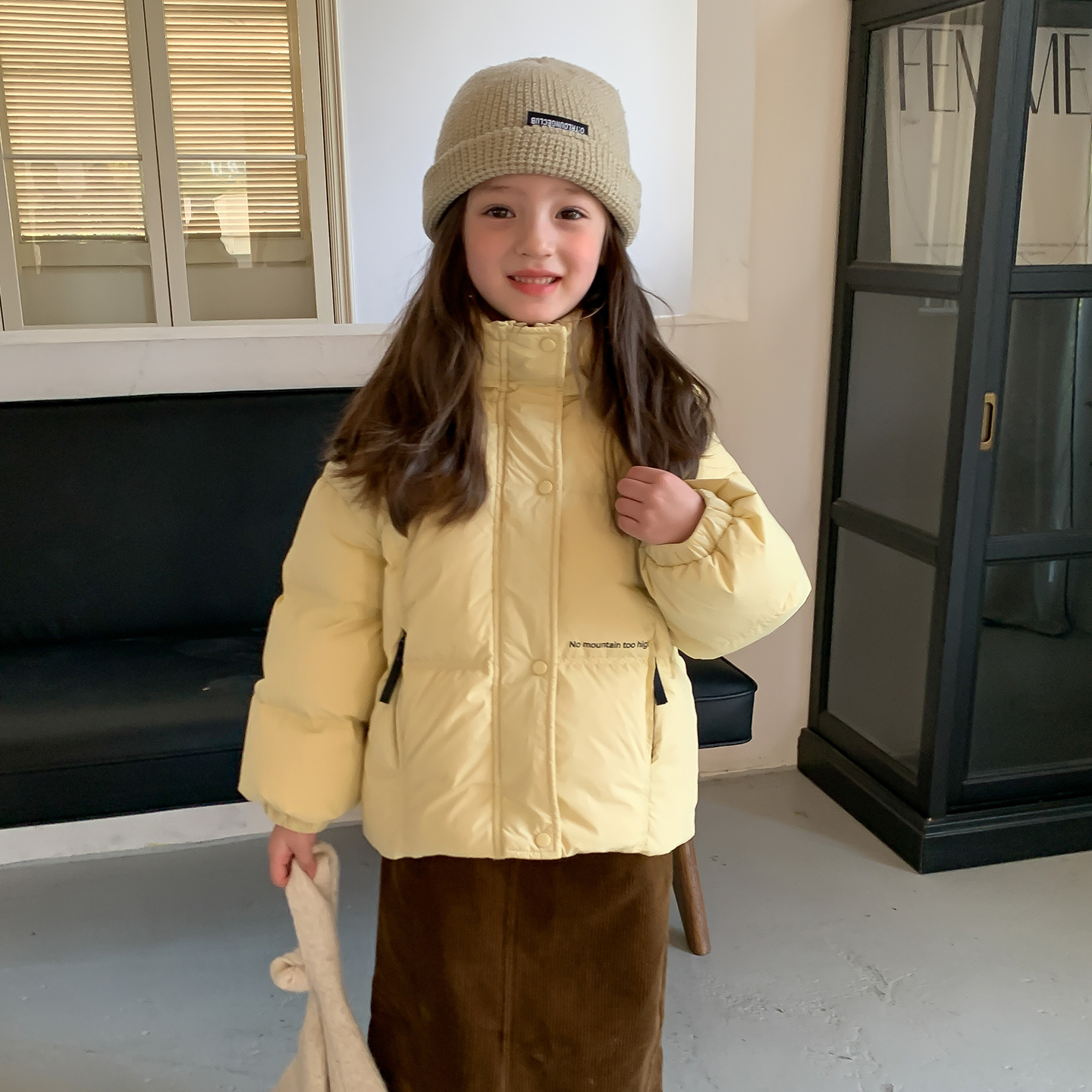 短款加厚童装90白鸭绒羽绒服外套