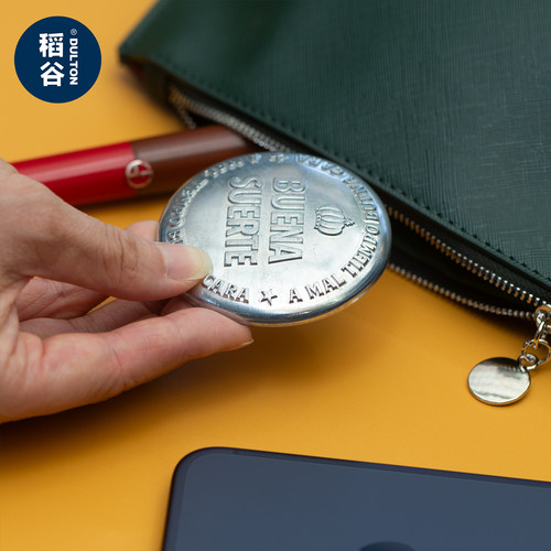 稻谷藏库DULTON金属小圆镜古着