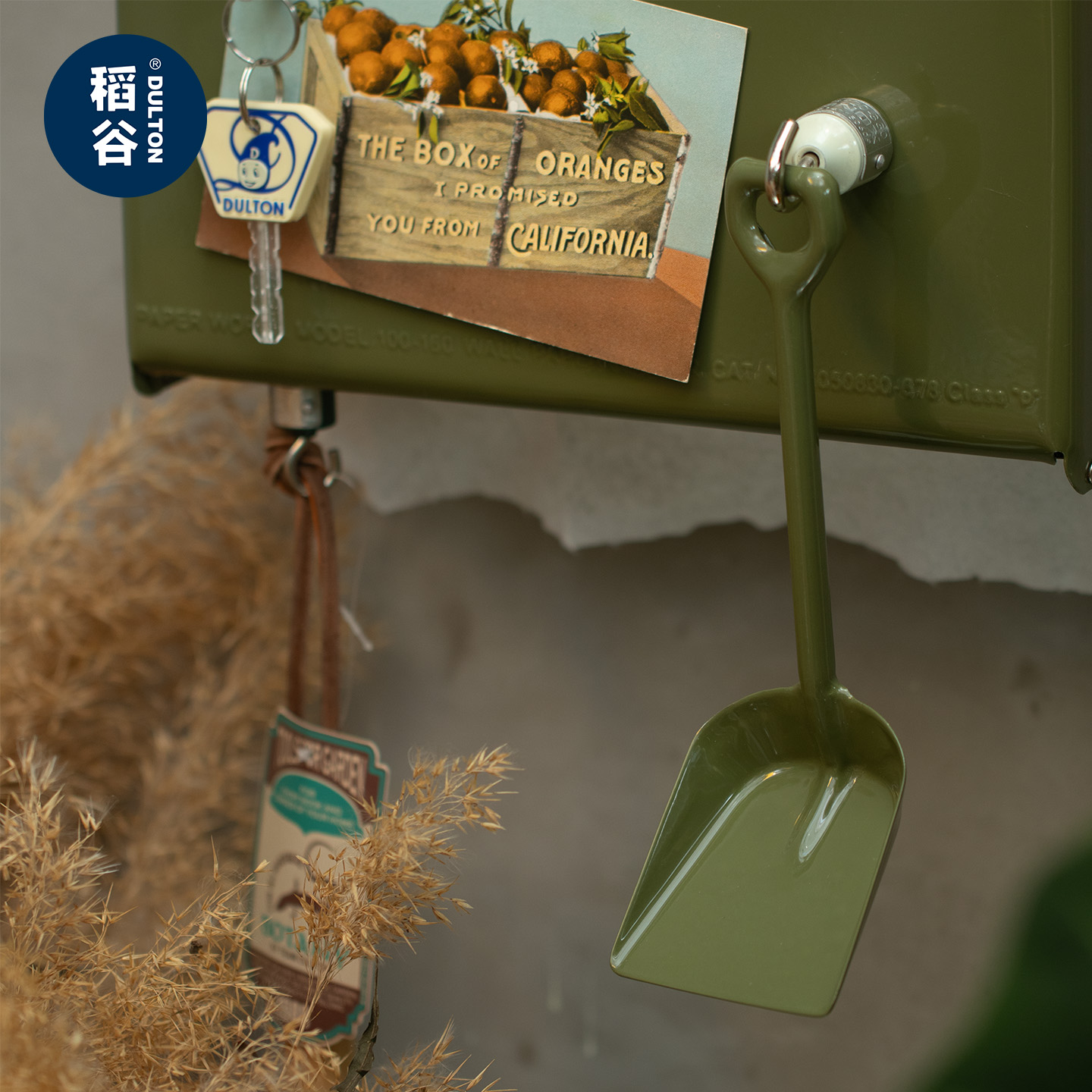 稻谷藏库DULTON 金属小花铲 简约小号猫粮狗粮沙土铲子