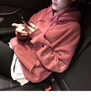 宝贝日版冠军卫衣女加绒加厚的价格