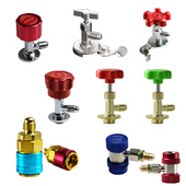 车用空调加氟接头R134a冷媒开瓶器雪种表高低压接头冰箱加氟工具