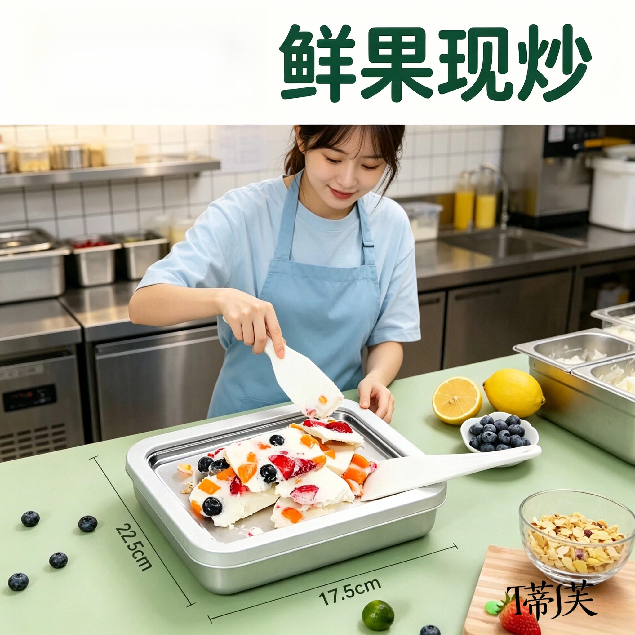 炒冰机自制炒酸奶机小型家用儿童迷你冰淇淋专用冷冻插电不锈钢