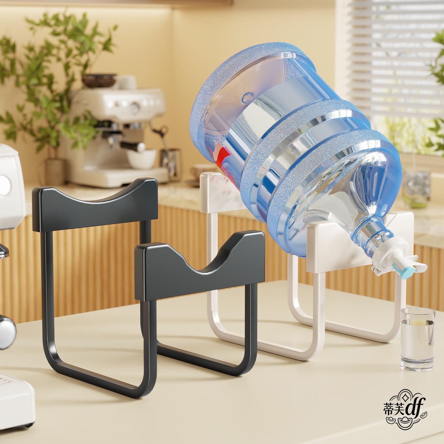 大桶水倒水支架桌面桶装水放置架大桶纯净水桶置物架子桶装水支架