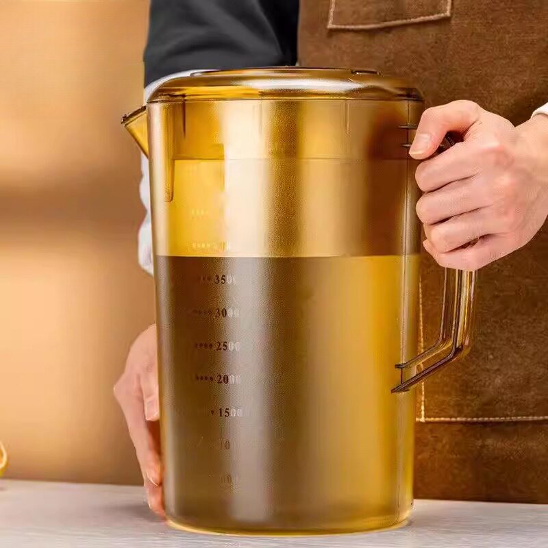 德国超大容量冷水壶耐热泡茶凉水壶接水壶量杯5L家用商用塑料扎壶