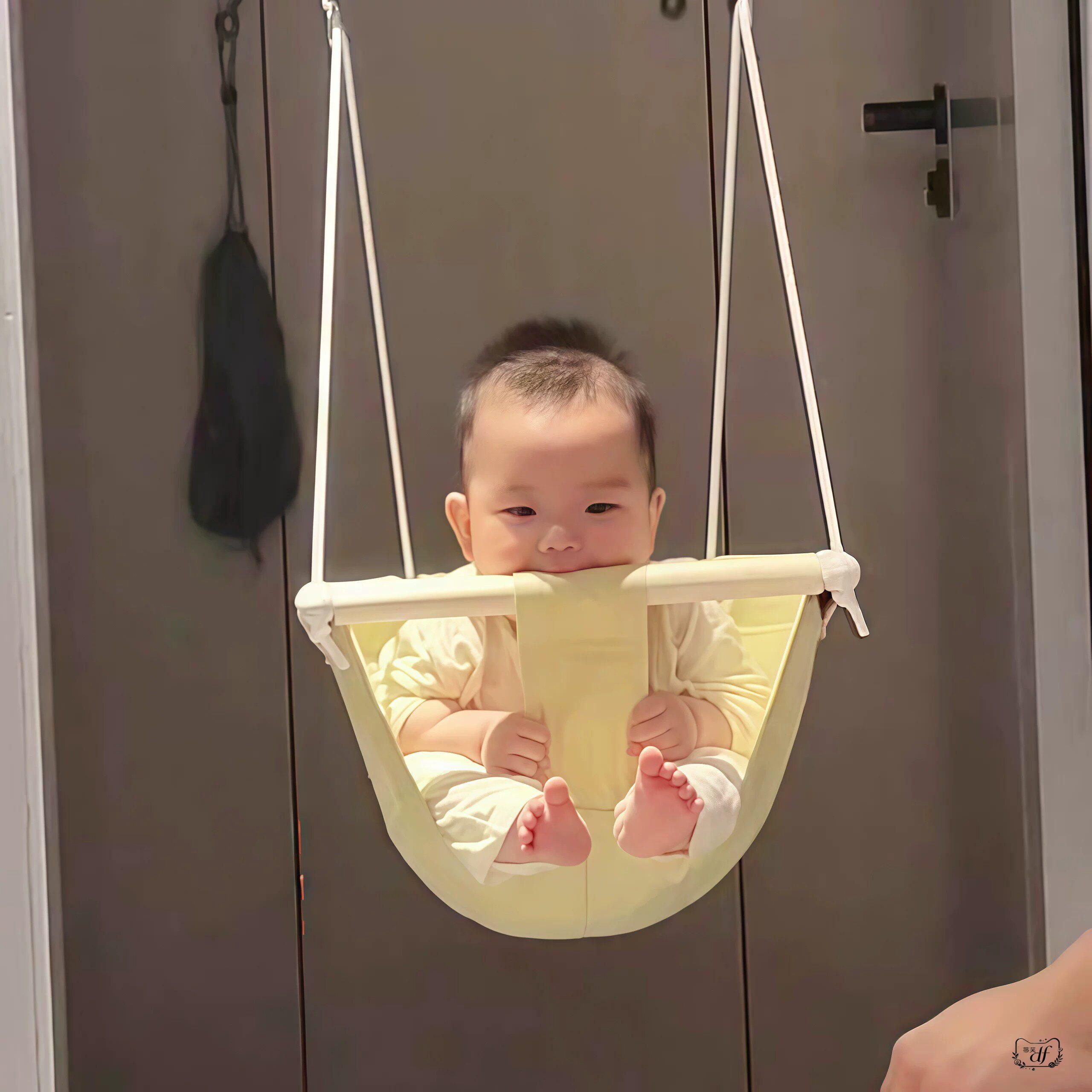 婴儿荡秋千摇篮室内儿童家用户外庭院幼婴儿室外便携可折叠秋千