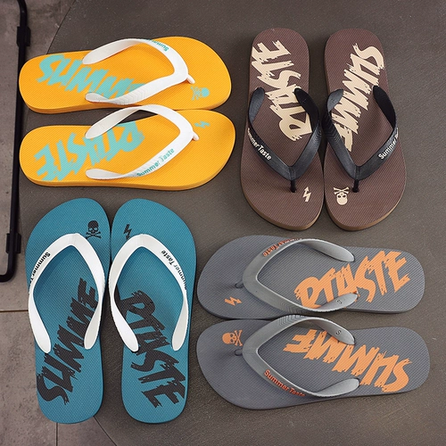 Сланцы, мужские летние тапочки, нескользящие сандалии, дезодорированная пляжная обувь, слайдеры