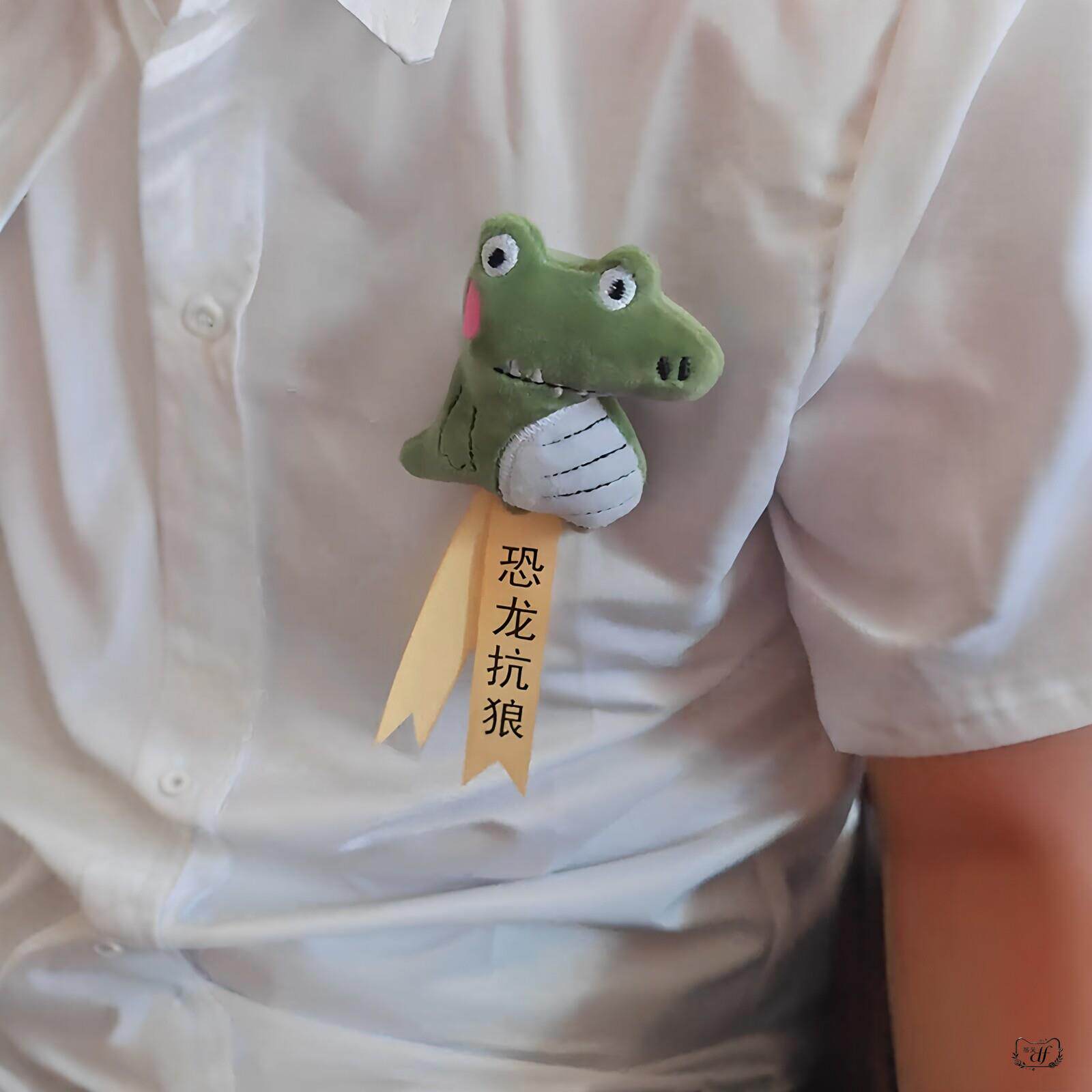 伴郎胸花搞笑个性结婚胸花卡通灰太狼蟑螂恐龙抗狼胸针兄弟团襟花