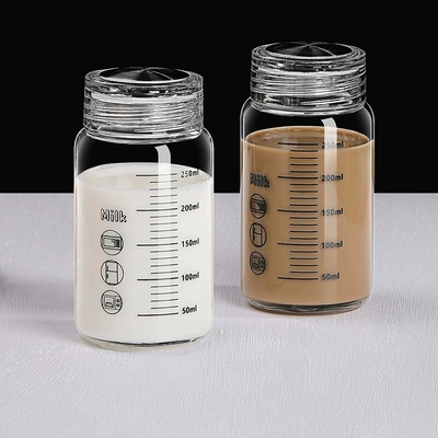 中药分装瓶容器食品级可加热玻璃杯装高硼硅药杯耐高温可蒸煮便携