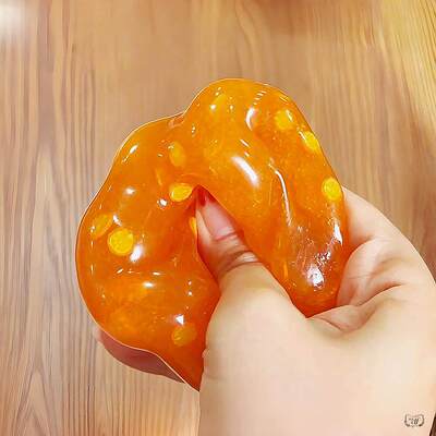 冰沙水果！捏捏乐手作球解压玩具squishy手工无毒吵吵球减压神器