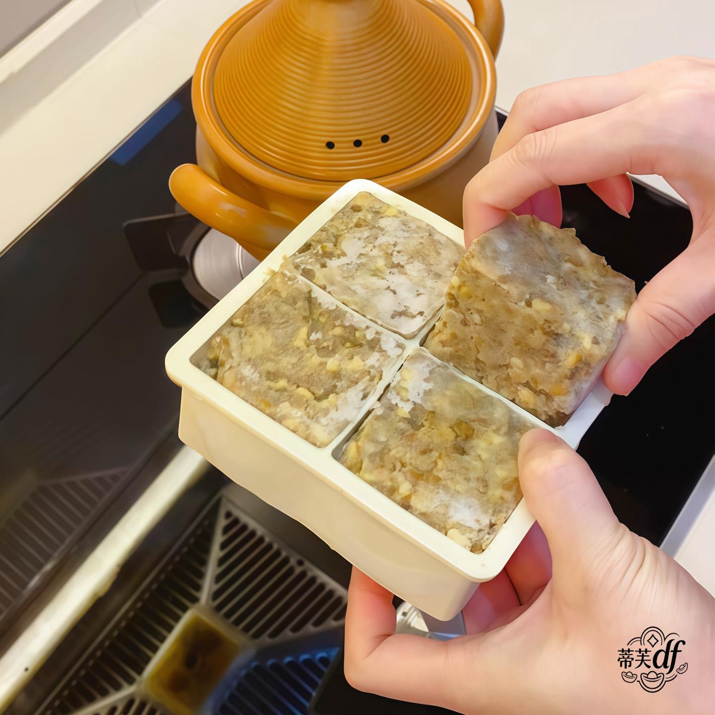 绿豆沙模具家用食品级矽胶制冰格冰盒夏天自制副食品杂粮饭分装盒