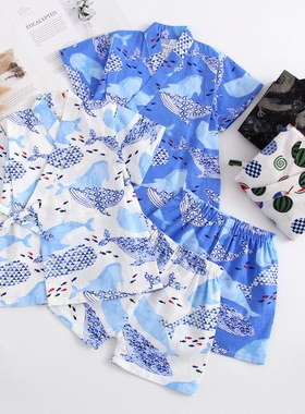 全棉日式和服浴衣套装新花色