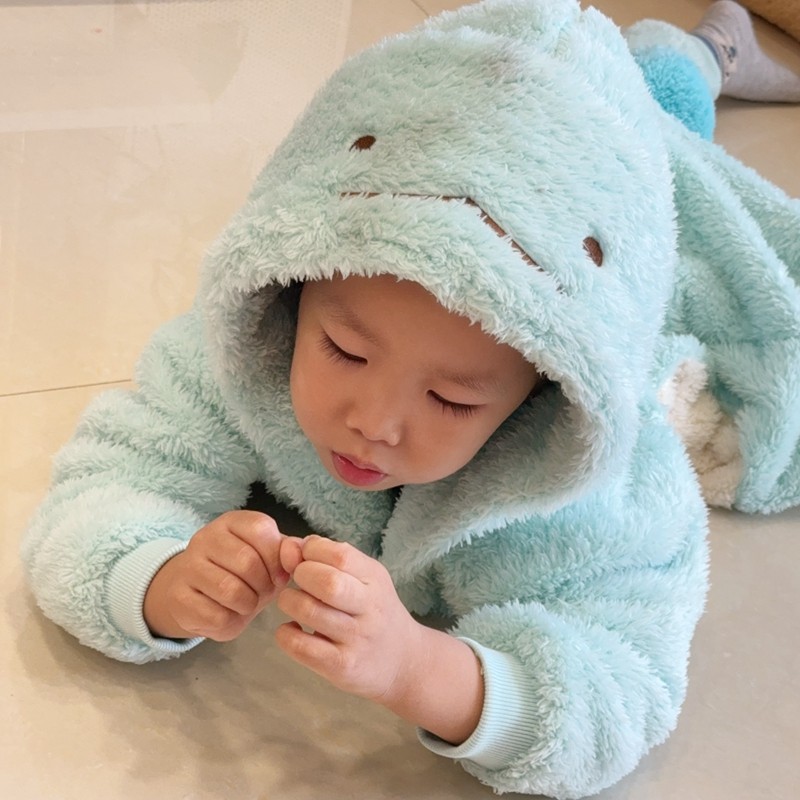 现货日本角落小物童装连帽厚珊瑚绒连体衣摇粒绒造型家居110-150,童装/婴儿装/亲子装,家居服连体衣,淘宝优惠券,粉丝福利购,淘宝优惠卷