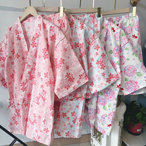 女士和服空调家居服睡衣汗蒸服