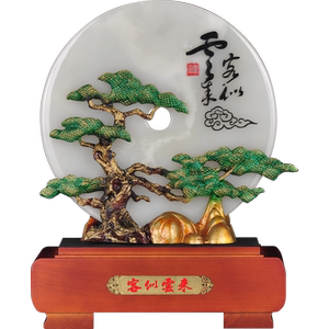 玉石客似云来平安摆件家居