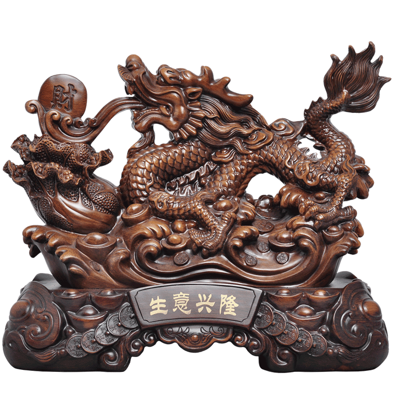 工艺招财树脂十二生肖开业礼品