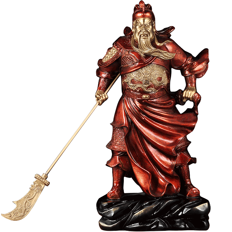 特大关羽武财神居家供奉开业礼品