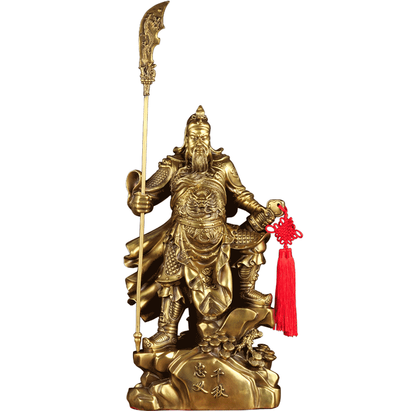 纯铜武财神摆件关羽客厅开业礼品
