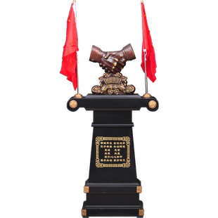 落地摆件黄铜合作共赢握手摆件送客户商务合作公司店铺开业礼品