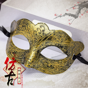 蝶舞仿古面具万圣节面具男女士表演半脸假面威尼斯化妆舞会面具