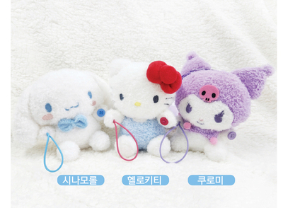 韩国代购正品sanrio三丽鸥kitty 凯蒂猫毛绒大耳狗玩偶礼物挂件