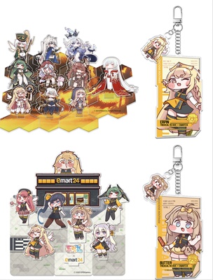 韩国trickcal revive 嘟嘟脸恶作剧穿越异世界挂件钥匙扣卡片摆件