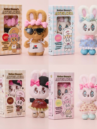 韩国正品张元英Estherbunny兔子艾丝乐兔子公仔挂件盲盒ootd娃